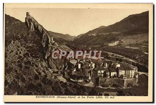 Cartes postales Entrevaux Et Les Forts