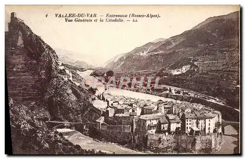 Ansichtskarte AK Vallee Du Var Entrevaux Vue Generale Et La Citadelle