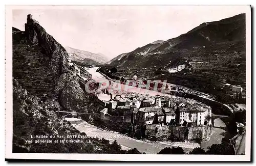 Ansichtskarte AK Vallee Du Var Entrevaux Vue Generale Et La Citadelle