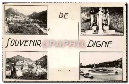 Cartes postales moderne De Souvenir Digne