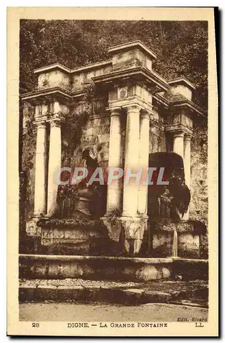 Cartes postales Digne La Grande Fontaine