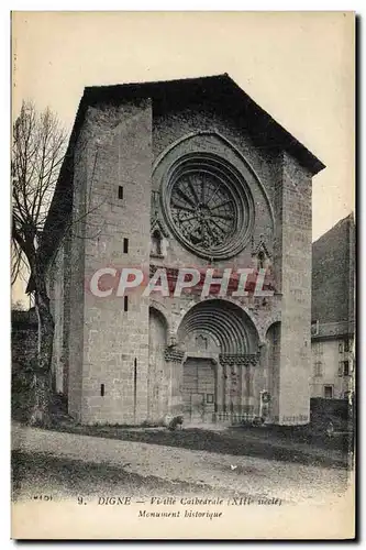 Cartes postales Digne Cathedrale Monument Historique