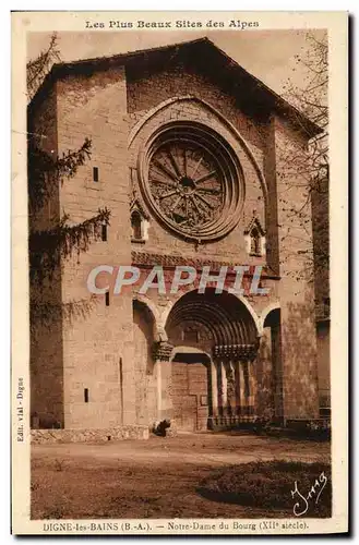 Cartes postales Digne Les Bains Notre Dame Du Bourg