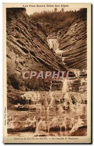 Cartes postales Digne Les Bains La Cascade De Bouinenc