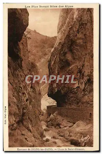 Cartes postales Digne Les Bains Clues de Saint Clement