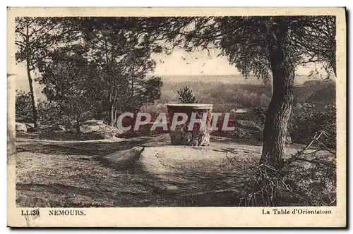 Cartes postales Nemours La Table D&#39Orientation