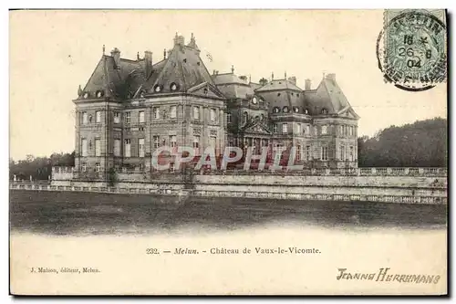 Ansichtskarte AK Melun Chateau De Vaux Le Vicomte