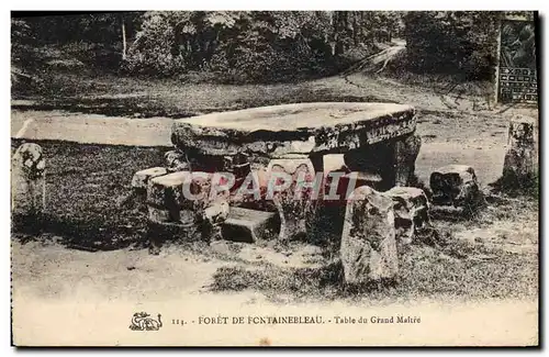 Ansichtskarte AK Fontainebleau Table Du Grand Maitre