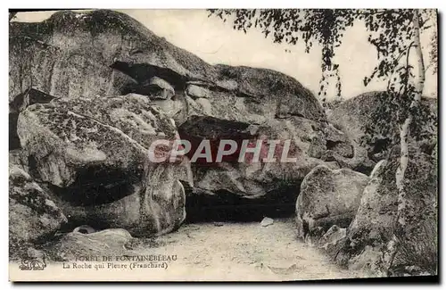 Cartes postales Fontainebleau La Roche Qui Pleure Franchard