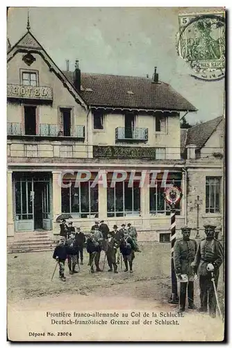 Cartes postales Douanes Douaniers Frontiere franco allemande au col de la Schlucht