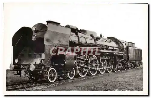 Cartes postales moderne Train Locomotive 242 Compound a 3 cylindres et a surchauffe