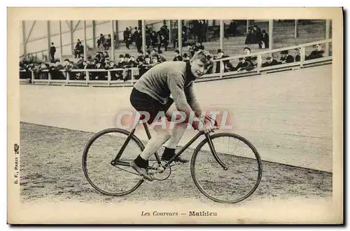 Cartes postales Velo Cycle Cyclisme Les coureurs Mathieu