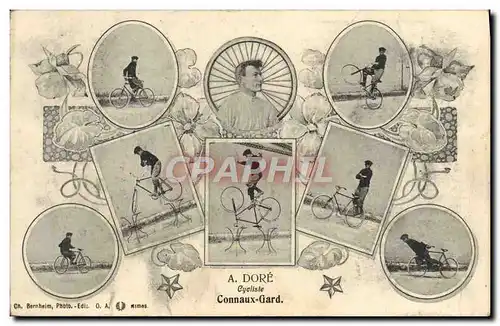 Cartes postales Velo Cycle Cyclisme A Dore Connaux Cycliste Gard TOP