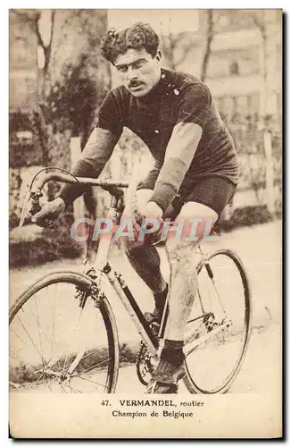 Ansichtskarte AK Velo Cycle Cyclisme Vermandel Routier champion de Belgique