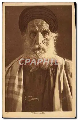 Cartes postales Judaica Juif Vieux rabbin