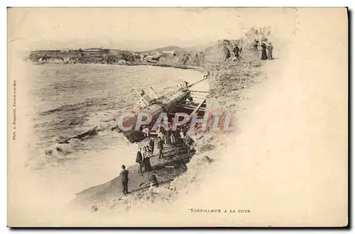 Cartes postales Bateau Torpilleur a al Cote