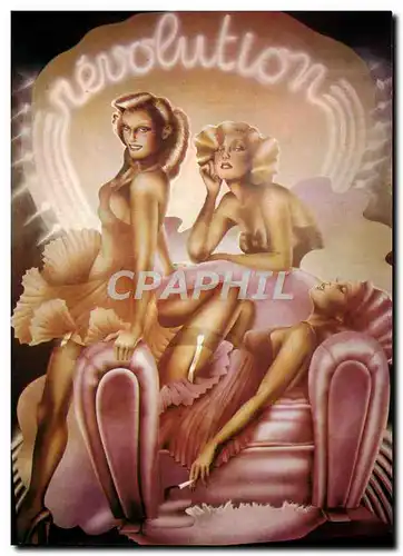 Cartes postales moderne Nu erotique Illustrateur Revolution Helene Majera