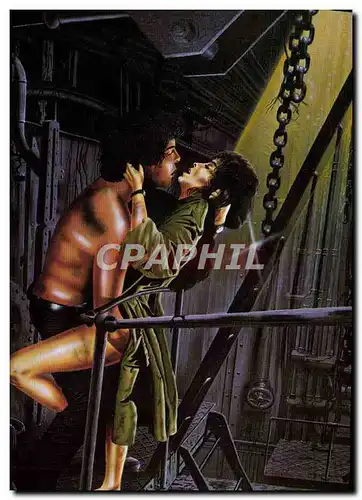 Cartes postales moderne Nu erotique Illustrateur Film Cargo A Bertrand