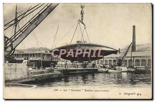 Cartes postales Bateau Le Goubet Bateau Sous marin