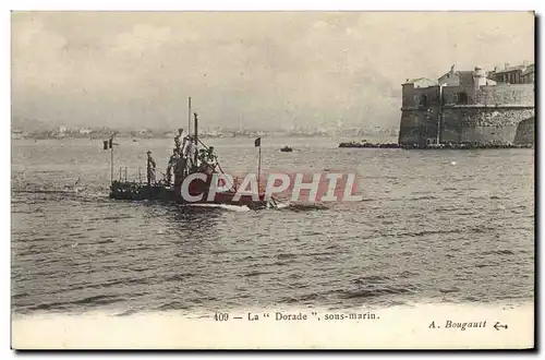 Ansichtskarte AK Bateau La Dorade Sous marin