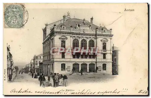 Cartes postales Autun Le Theatre
