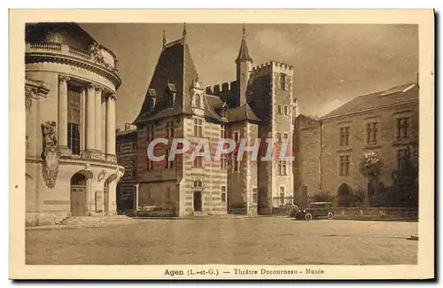 Cartes postales Agen Theatre Ducourneau Musee