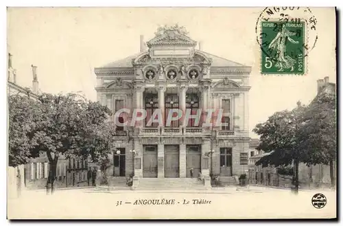 Cartes postales Angouleme Le Theatre