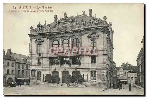 Cartes postales Autun Le Theatre