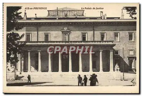 Ansichtskarte AK Aix en Provence Le palais de justice