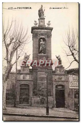 Ansichtskarte AK Aix en Provence Le monument Sec