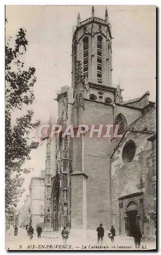 Ansichtskarte AK Aix en Provence Cathedrale Saint Sauveur