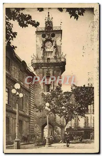 Cartes postales Aix en Provence Tour de l&#39horloge