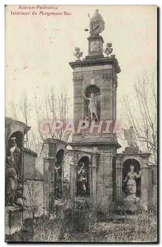 Ansichtskarte AK Aix en Provence Interieur du Monument Sec