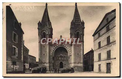 Cartes postales La Louvesc La Facade de la Basilique St Regis