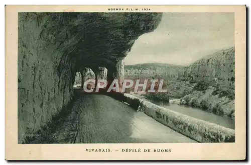 Cartes postales Vivarais Defile De Ruoms