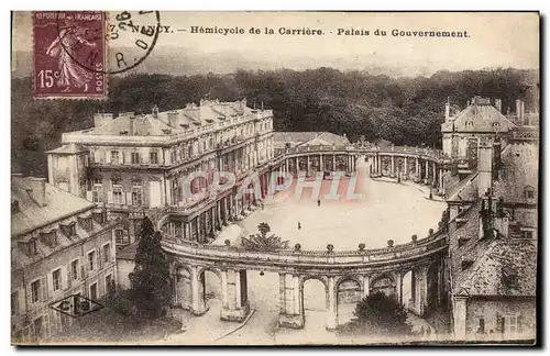 Ansichtskarte AK Nancy Hemicycle de la Carriere Palais du Gouvernement