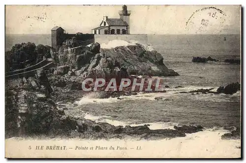 Cartes postales Ile Brehat Pointe et Phare du Paon