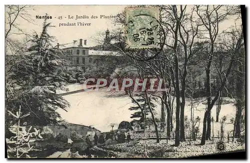 Cartes postales Nantes Le Jardin des Plantes pendant l&#39hiver