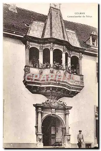 Cartes postales Police Policier Colmar Commissariat