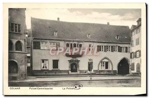 Ansichtskarte AK Police Policier Colmar La police