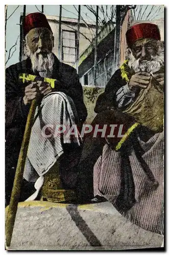 Cartes postales Judaica Juif Grece Greece Salonique Types juifs