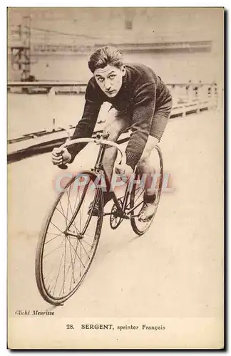 Cartes postales Velo Cycle Cyclisme Sergent Sprinter Francais