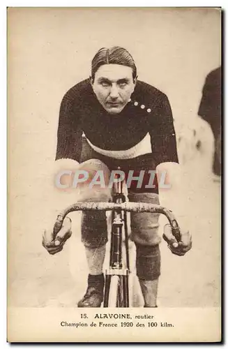 Ansichtskarte AK Velo Cycle Cyclisme Alavoine Routier Champion de France 1920 des 100 km