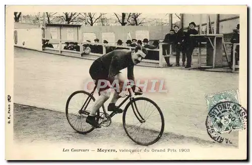 Cartes postales Velo Cycle Cyclisme Meyers Vainqueur du Grand Prix 1903