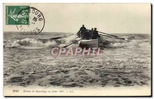 Ansichtskarte AK Bateau de sauvetage en pleine mer