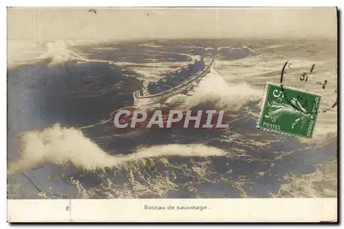 Cartes postales Bateau se sauvetage