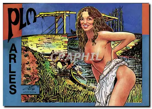 Cartes postales moderne Nu erotique Illustrateur Charles Berg Arles