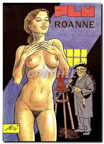 Moderne Karte Nu erotique Illustrateur Charles Berg PLM Roanne