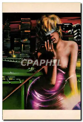 Cartes postales moderne Nu erotique Illustrateur Ce qui ne devrait jamais arriver Gilbert Raffin