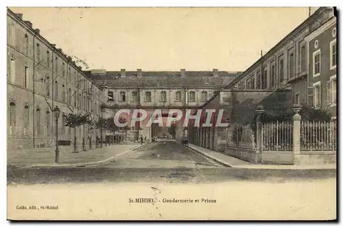 Cartes postales Police Policier St Mihiel Gendarmerie et prison